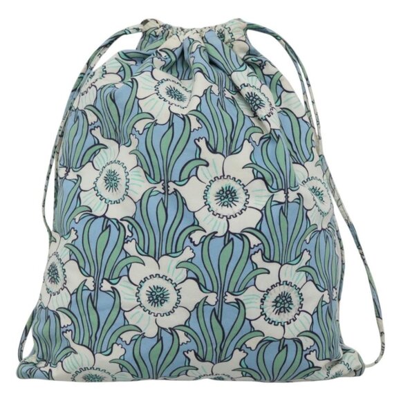 PRADA purse Pouch cotton Blue Auth BD1714 - Picture 3 of 16